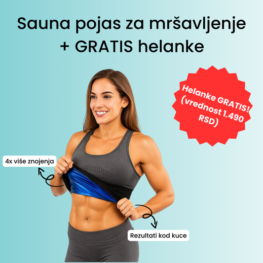 Sauna pojas za mršavljenje + helanke na poklon